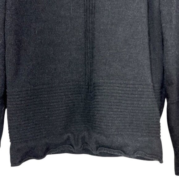 Stone Island Wool Roll Neck Cowl Sweater Gray Large Pre-Owned - Picture 7 of 14